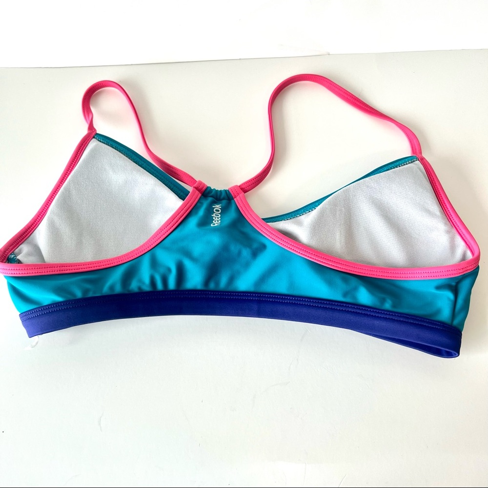 REEBOK Sporty Racer Back Bikini Top—SZ. M/L - Picture 9 of 11